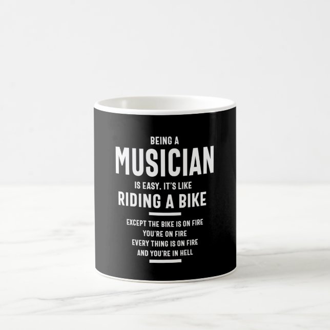 Musician Job Titel Geschenk Kaffeetasse (Mittel)