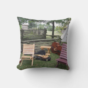 Musician's Band Camp Pillow - Schwarz Kissen