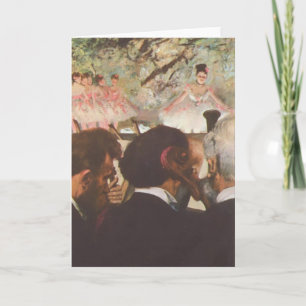 Musicians in the Orchestra by Edgar Degas Card Karte