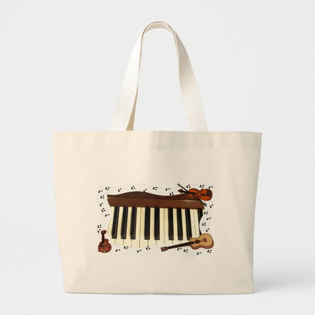 , Musicians Rock_ Jumbo Stoffbeutel (Vorne)