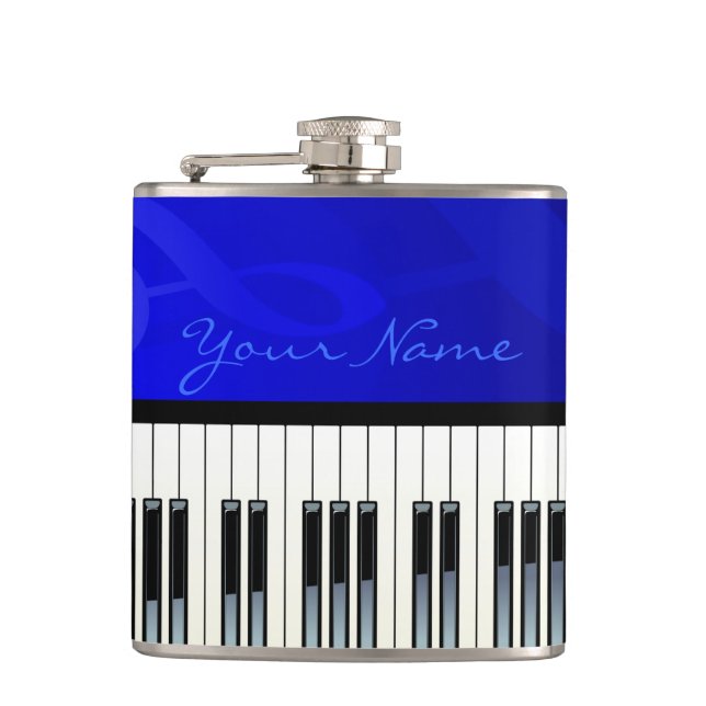 Musik 6 Wrapper Flask Flachmann (Vorderseite)