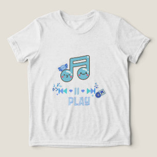 Musik abspielen  Tri-Blend shirt