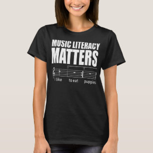 Musik - Alphabetisierung spielt eine Rolle, die ic T-Shirt