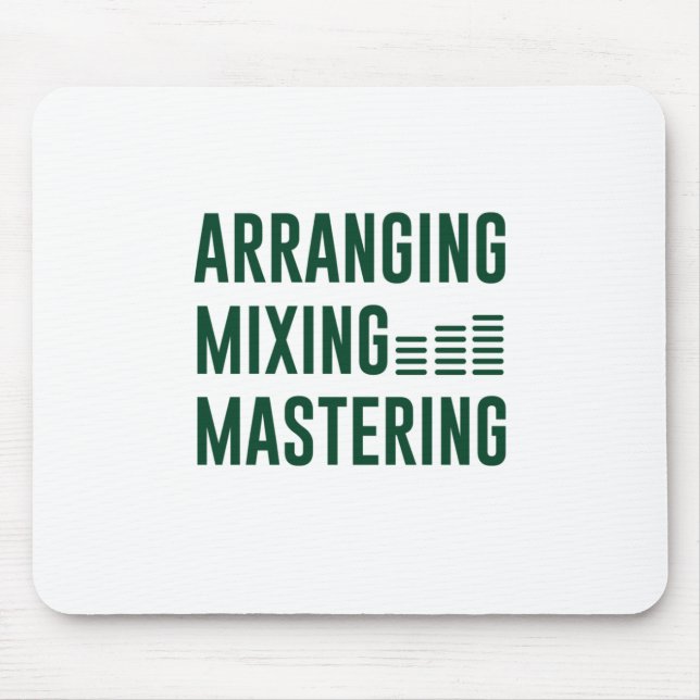 Musik-Arting-Mixing-Mastering Mousepad (Vorne)