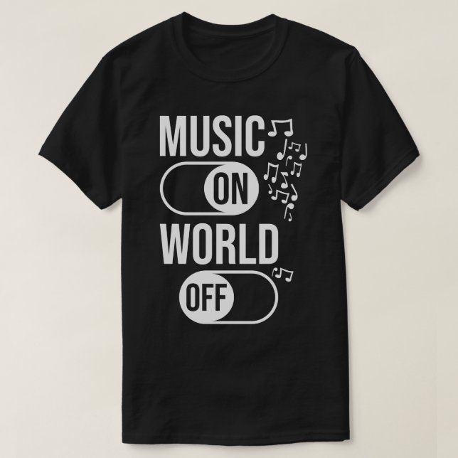 Musik aus aller Welt T-Shirt (Design vorne)