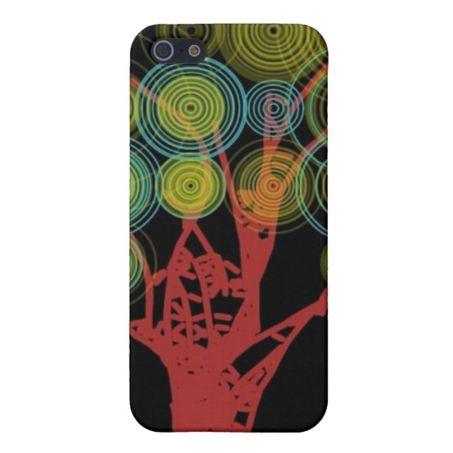 Musik-Baum iPhone Fall Hülle (Hinten)