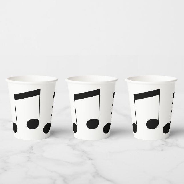 Musik-Beam-Note, Pappbecher (Multi)