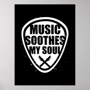 Musik beruhigt mein Soul Poster