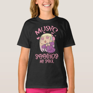 Musik beruhigt meine Seele, Musikliebhaber T-Shirt