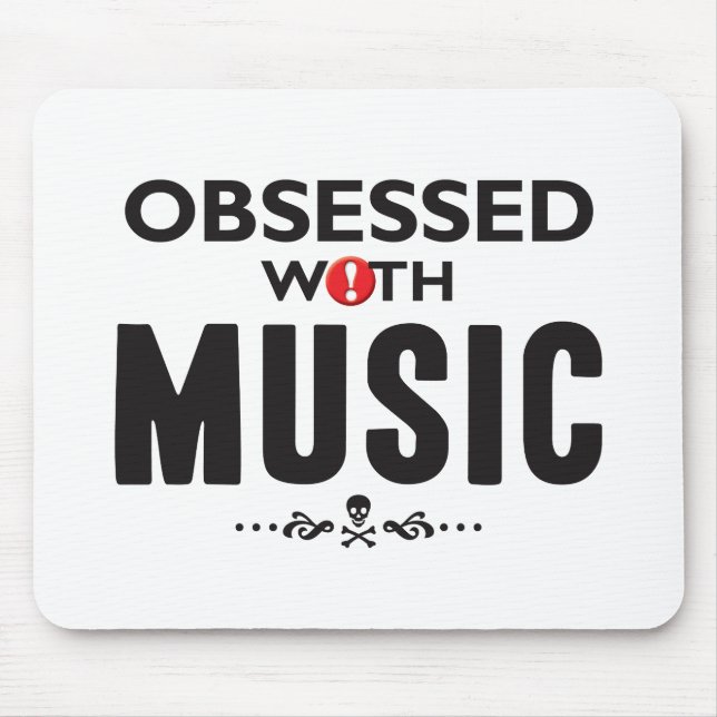 Musik besessen gewesen mousepad (Vorne)