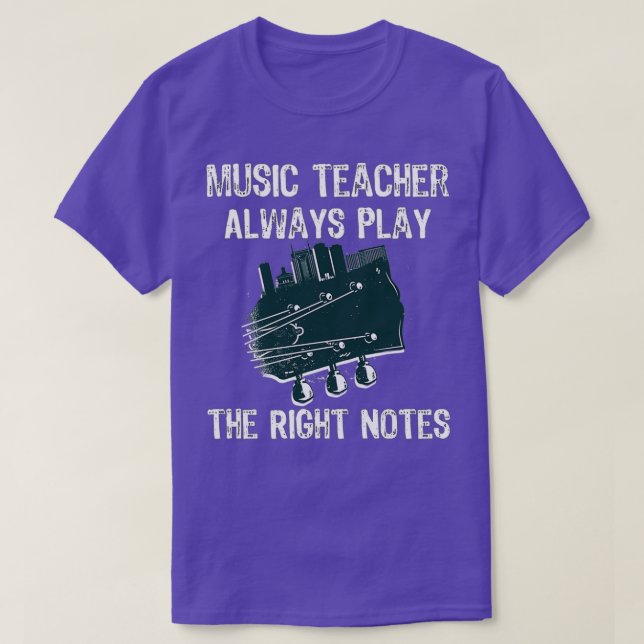 Musik-Bildung-Geschenk für Gitarrenmusiklehrer T-Shirt (Design vorne)