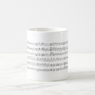 Musik-Blatt Kaffeetasse