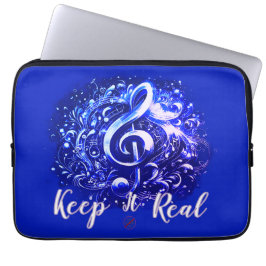 MUSIK - BLEIB AUTHENTISCH LAPTOPSCHUTZHÜLLE