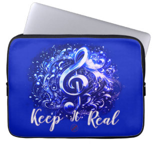 MUSIK - BLEIB AUTHENTISCH LAPTOPSCHUTZHÜLLE