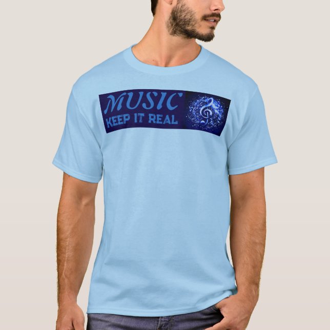 MUSIK - Bleib Echt  T-Shirt (Vorderseite)
