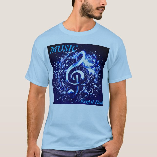 MUSIK - Bleib Echt  T-Shirt (Vorderseite)