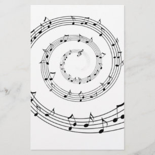Musik Briefpapier
