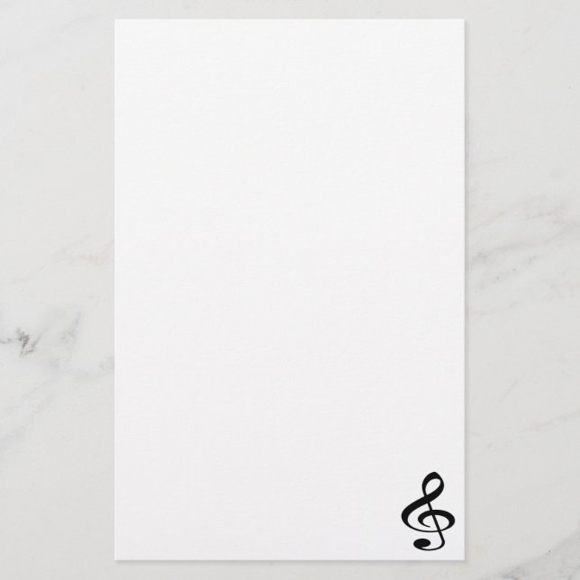 Musik Briefpapier (Vorderseite)
