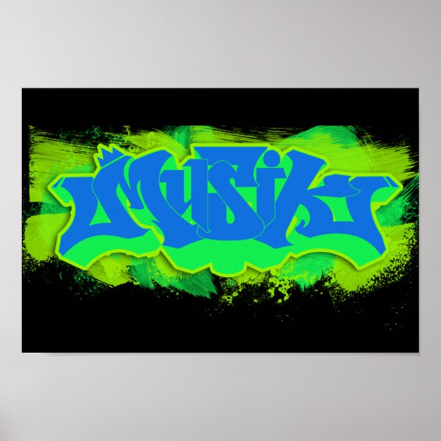 Musik Bright 1 Poster (Vorne)