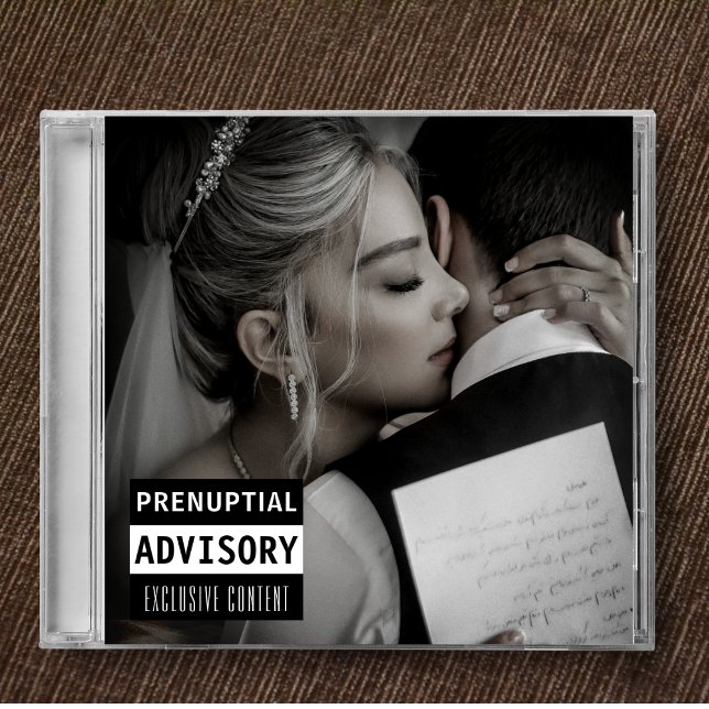 Musik-CD-Albumabdeckung Hochzeit speichern Datum Einladung (Music CD Album Cover Wedding Save The Date Invitation
)