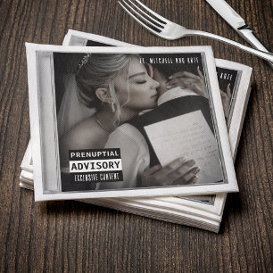 Musik CD Case Album Cover Wedding Serviette