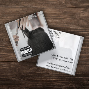 Musik-CD-Hülle Albumcover Friseur Quadratische Visitenkarte