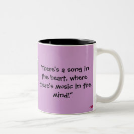 Musik-Cup Zweifarbige Tasse