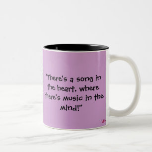 Musik-Cup Zweifarbige Tasse