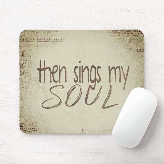 Musik "Dann singt mein Soul" Mousepad (Mit Mouse)