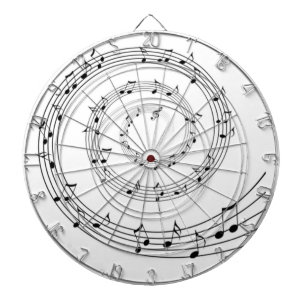 Musik Dartscheibe