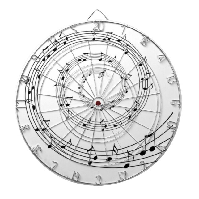 Musik Dartscheibe (vorne)