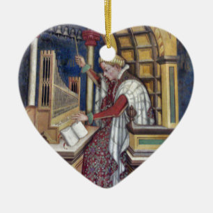 Musik, das Organ durch Gentile da Fabriano Keramikornament