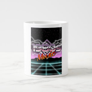 Musik der 80er Jahre Jumbo-Tasse