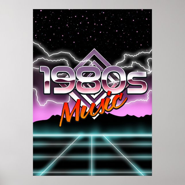 Musik der 80er Jahre Poster (Vorne)