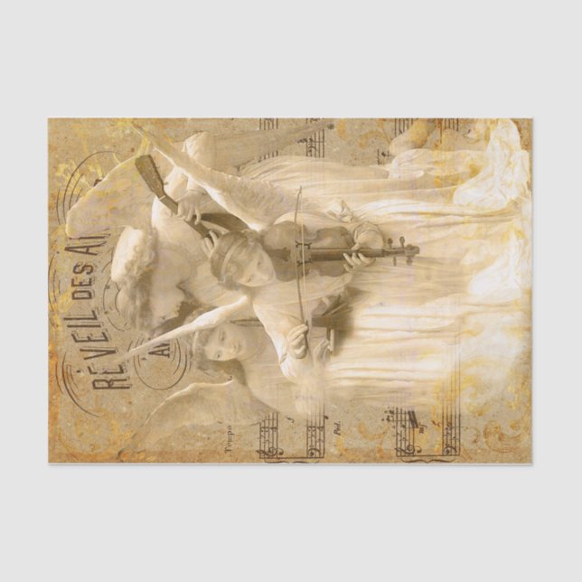 Musik der Engel Seidenpapier (Vorderseite)