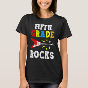 Musik der fünften Klasse Rocks Gitarre Erster Sch T-Shirt