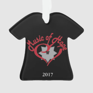 Musik der Hoffnungsshowverzierung Ornament