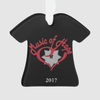Musik der Hoffnungsshowverzierung Ornament