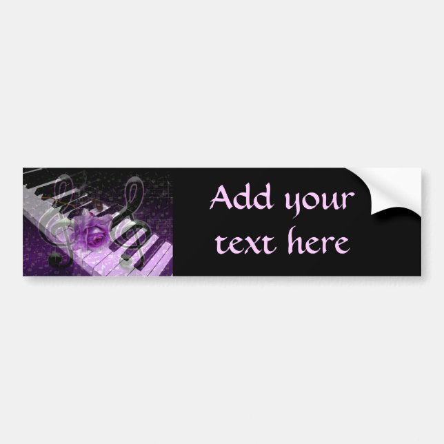 Musik der Liebe, Purle_ Autoaufkleber (Vorne)