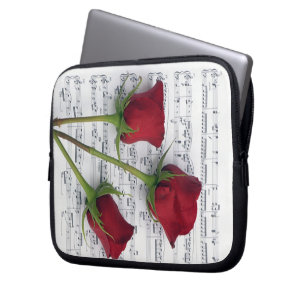 Musik der Rosen Laptopschutzhülle