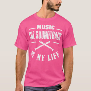 Musik Der Soundtrack meines Lebens Flute T-Shirt