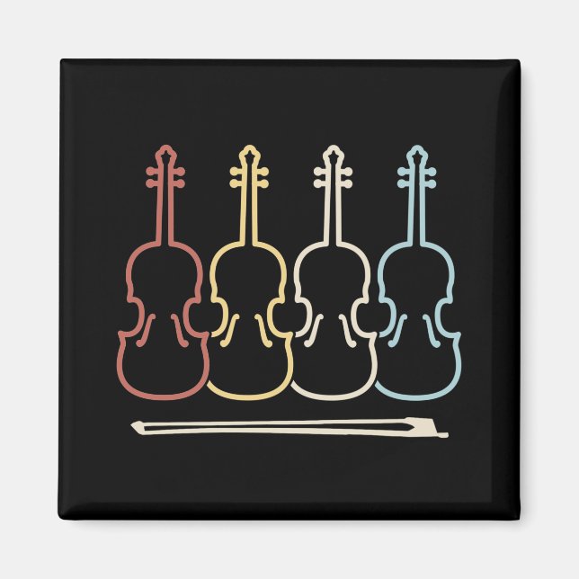 Musik der Violine Magnet (Vorne)