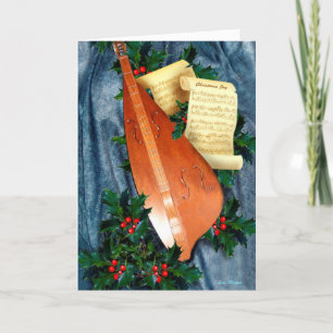 Musik der Weihnachtskarte Feiertagskarte