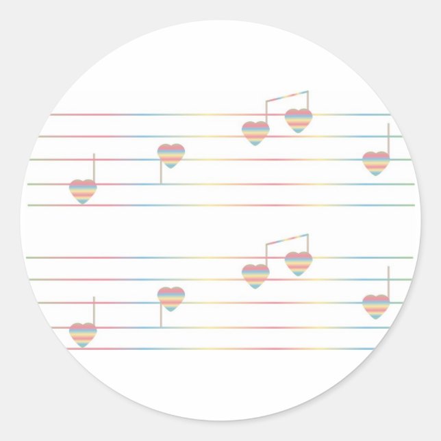 Musik des Heart Sticker (Vorderseite)