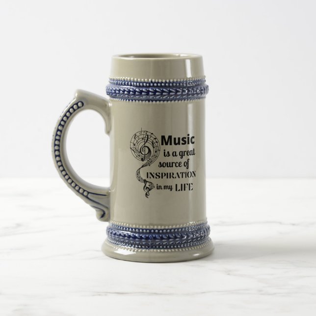 Musik Designed Tasse (Links)