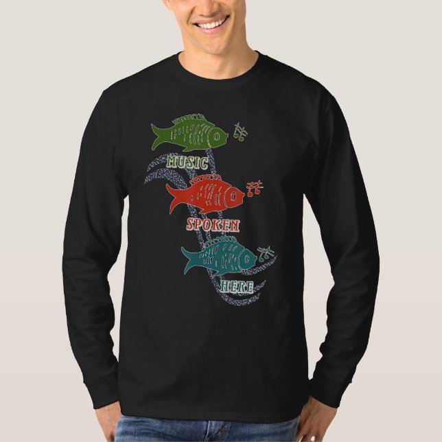 Musik, die hier gespielt wird T-Shirt (Vorderseite)