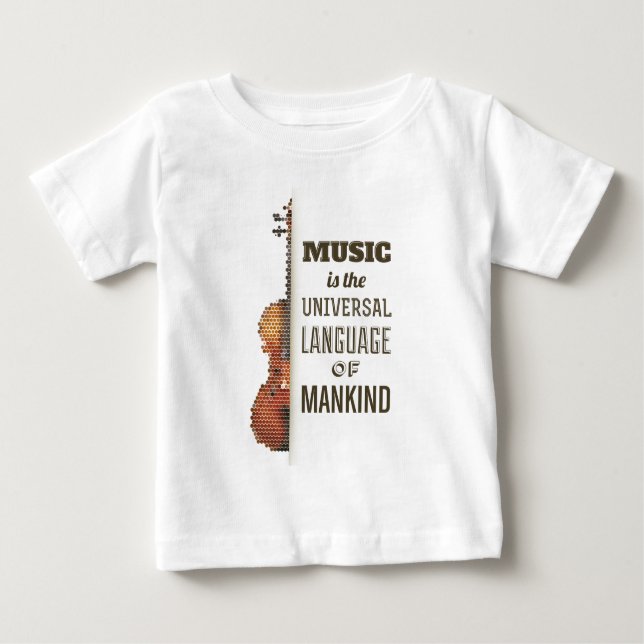 Musik Die Universelle Sprache | Ruffle-T-Shirt Baby T-shirt (Vorderseite)