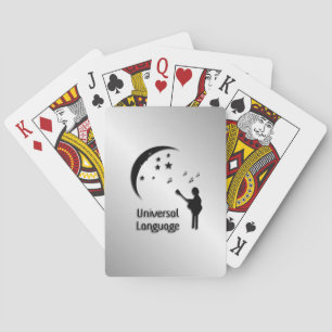 Musik die universelle Sprache Spielkarten