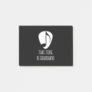 Musik Dieser Ton ist am Bersten Post-it Klebezettel