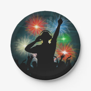 Musik DJ-PapierTeller Pappteller